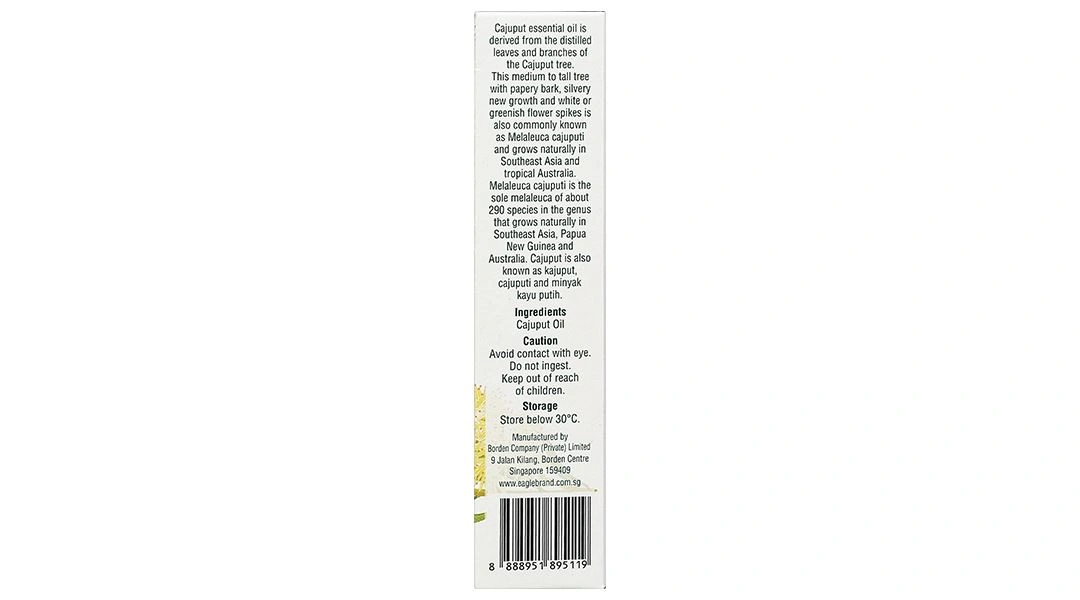 Dầu tràm Eagle Brand Cajuput Oil giúp làm ấm cơ thể, hỗ trợ điều trị cảm lạnh chai 30ml - 3
